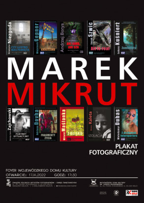 Marek Mikrut plakat fotograficzny A3