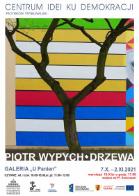 Drzewa - Piotr Wypych - plakat wystawy